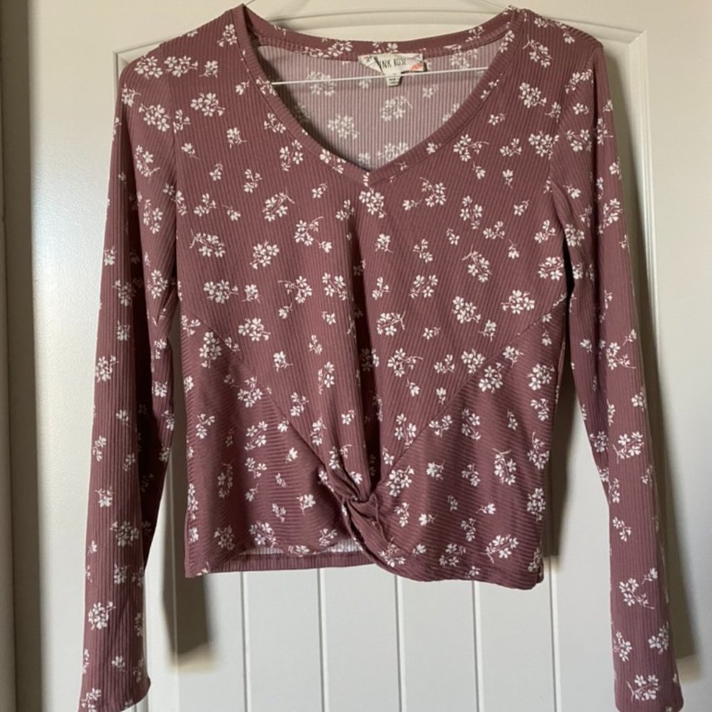 Women's Long Sleeve Crop Top